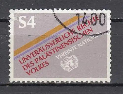 Vereinte Nationen Wien  Nr 16 Gestempelt (Posten)