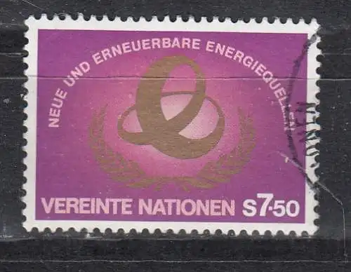 Vereinte Nationen Wien  Nr 20 Gestempelt (Posten)