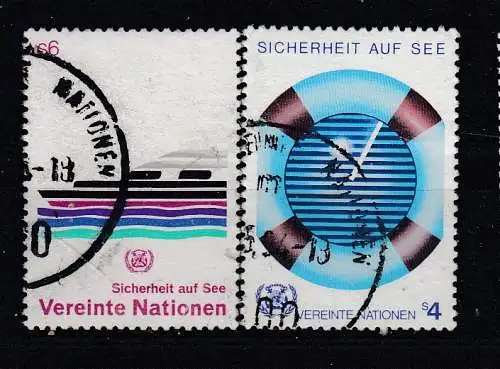 Vereinte Nationen Wien  Nr 30/31 Gestempelt (Posten)