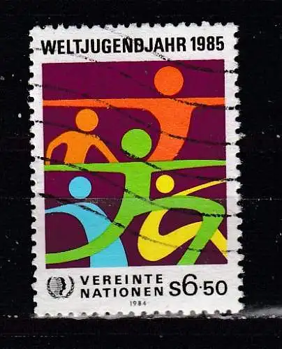 Vereinte Nationen Wien  Nr 46 Gestempelt (Posten)