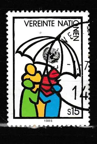 Vereinte Nationen Wien  Nr 50 Gestempelt (Posten)