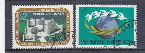 Vereinte Nationen Wien  Nr 73/74 Gestempelt (Posten)