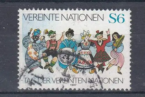 Vereinte Nationen Wien  Nr 76 Gestempelt (Posten)