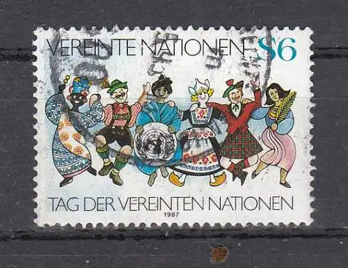 Vereinte Nationen Wien  Nr 76 Gestempelt (Posten)