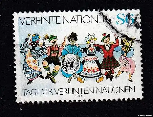 Vereinte Nationen Wien  Nr 76 Gestempelt (Posten)