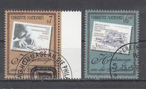 Vereinte Nationen Wien  Nr 236/37 Gestempelt (Posten)