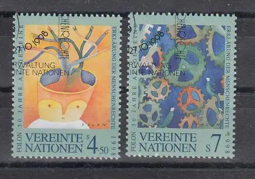 Vereinte Nationen Wien  Nr 268/69 Gestempelt (Posten)