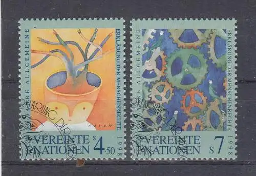 Vereinte Nationen Wien  Nr 268/69 Gestempelt (Posten)