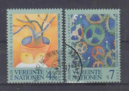 Vereinte Nationen Wien  Nr 268/69 Gestempelt (Posten)