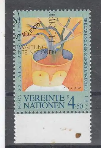 Vereinte Nationen Wien  Nr 268 Gestempelt (Posten)