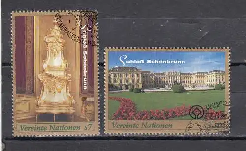 Vereinte Nationen Wien  Nr 270/71 Gestempelt (Posten)