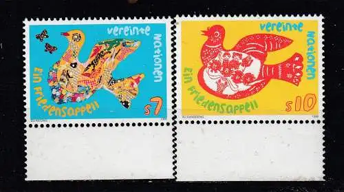 Vereinte Nationen Wien  Nr 216/17 Postfrisch / **