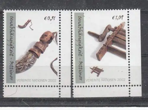 Vereinte Nationen Wien  Nr 361/62 Postfrisch / **