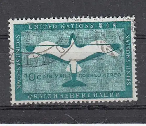 UNO New York  Nr 13 Gestempelt (Posten)