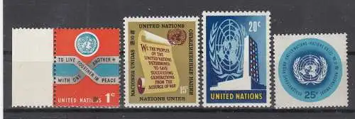 UNO New York  Nr 156/59 Postfrisch / **