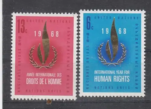 UNO New York  Nr 206/07 Postfrisch / **