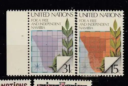 UNO New York  Nr 336/37 Postfrisch / **