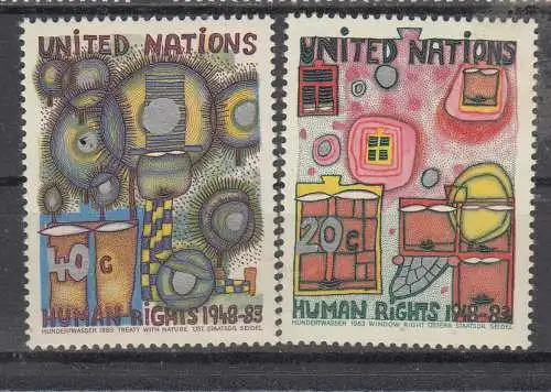 UNO New York  Nr 438/39 Postfrisch / **