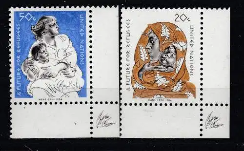 UNO New York  Nr 446/47 Postfrisch / **