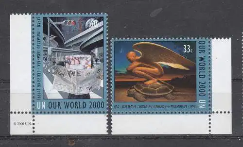 UNO New York  Nr 835/36 Postfrisch / **