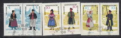 DDR  Nr 1074/79 Gestempelt (Posten)
