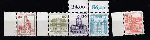 Berlin (West)  Nr 673/77 Rand Postfrisch / **