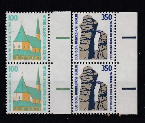 Berlin (West)  Nr 834/35 senkr Paar Rand Postfrisch / **