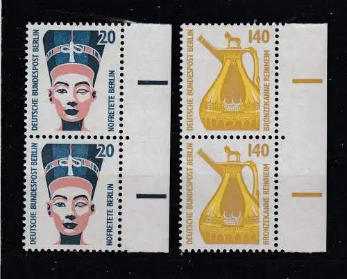 Berlin (West)  Nr 831/32 senkr. Paar Rand Postfrisch / **