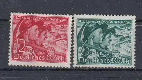 Deutsches Reich  Nr 684/85 Postfrisch / **