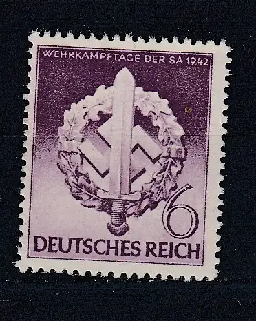 Deutsches Reich  Nr 818 Postfrisch / **