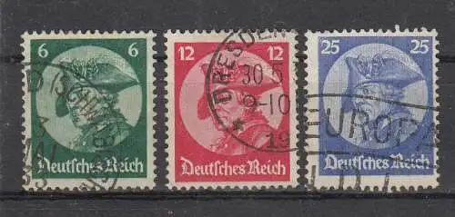 Deutsches Reich  Nr 479/81 Gestempelt (Posten)