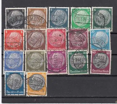 Deutsches Reich  Nr 512/28 Gestempelt (Posten)