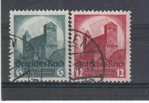 Deutsches Reich  Nr 546/47 Gestempelt (Posten)