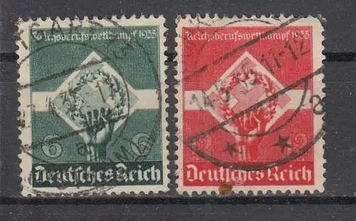 Deutsches Reich  Nr 571/72 Gestempelt (Posten)