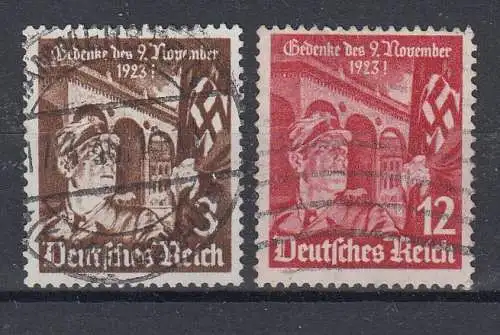 Deutsches Reich  Nr 598/99 Gestempelt (Posten)