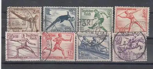 Deutsches Reich  Nr 609/16 Gestempelt (Posten)