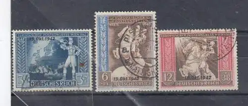 Deutsches Reich  Nr 823/25 Gestempelt (Posten)