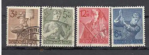 Deutsches Reich  Nr 850/53 Gestempelt (Posten)