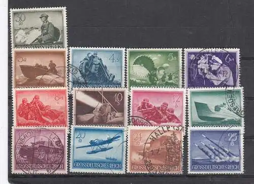 Deutsches Reich  Nr 873/85 Gestempelt (Posten)