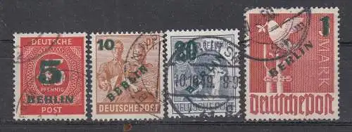 Berlin (West)  Nr 64/67 Gestempelt (Posten)