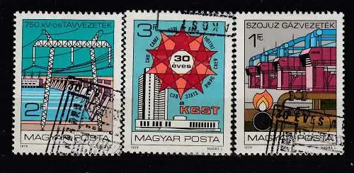Ungarn  Nr 3351/53 A Gestempelt (Posten)