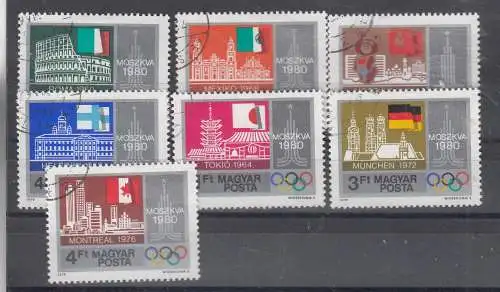 Ungarn  Nr 3355/61 A Gestempelt (Posten)