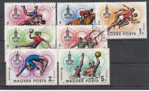 Ungarn  Nr 3433/39 A Gestempelt (Posten)