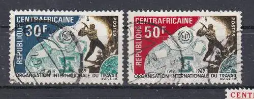 Zentralafrik. Rep.  Nr 193/94 Gestempelt (Posten)