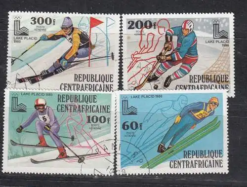 Zentralafrik. Rep.  Nr 632/35 Gestempelt (Posten)