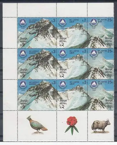 Nepal  Nr 420/23 Zd Postfrisch / **
