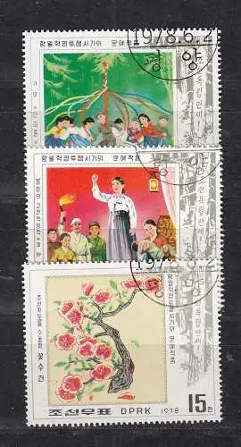 Korea-Nord  Nr 1715/17 Ohne Gummierung (*)