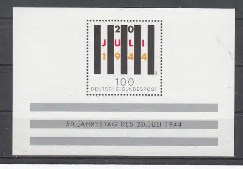 Bundesrep. Deutschland  Nr Block 29 Postfrisch / **