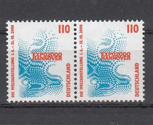 Bundesrep. Deutschland  Nr 2009 waag. Paar Postfrisch / **