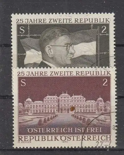 Österreich  Nr 1322/23 Gestempelt (Posten)
